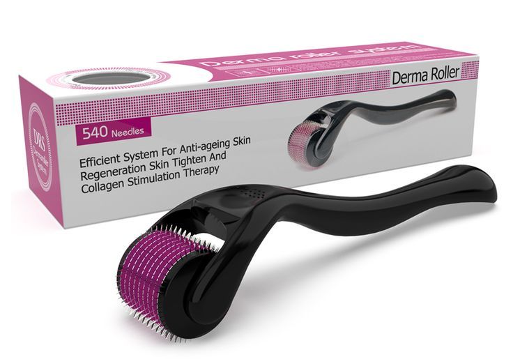 Combo Pack Mini Scalp massager Applicator Derma Roller (0.5mm)