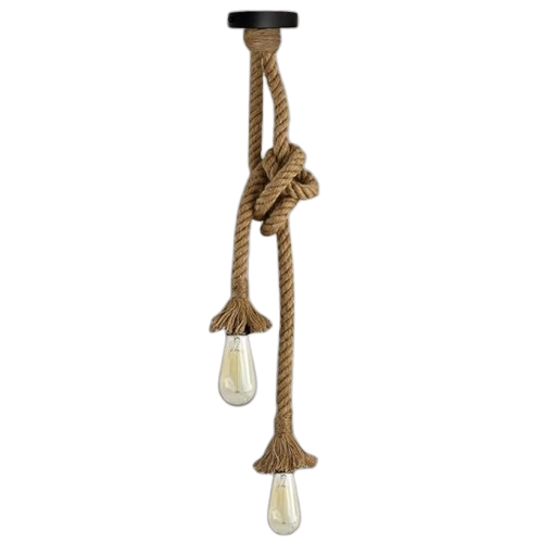 Jute Rope Pendant Light Manila Rope Lamp Hemp Rope Light Nautical Lamp Rustic Pendant Lighting Man Cave